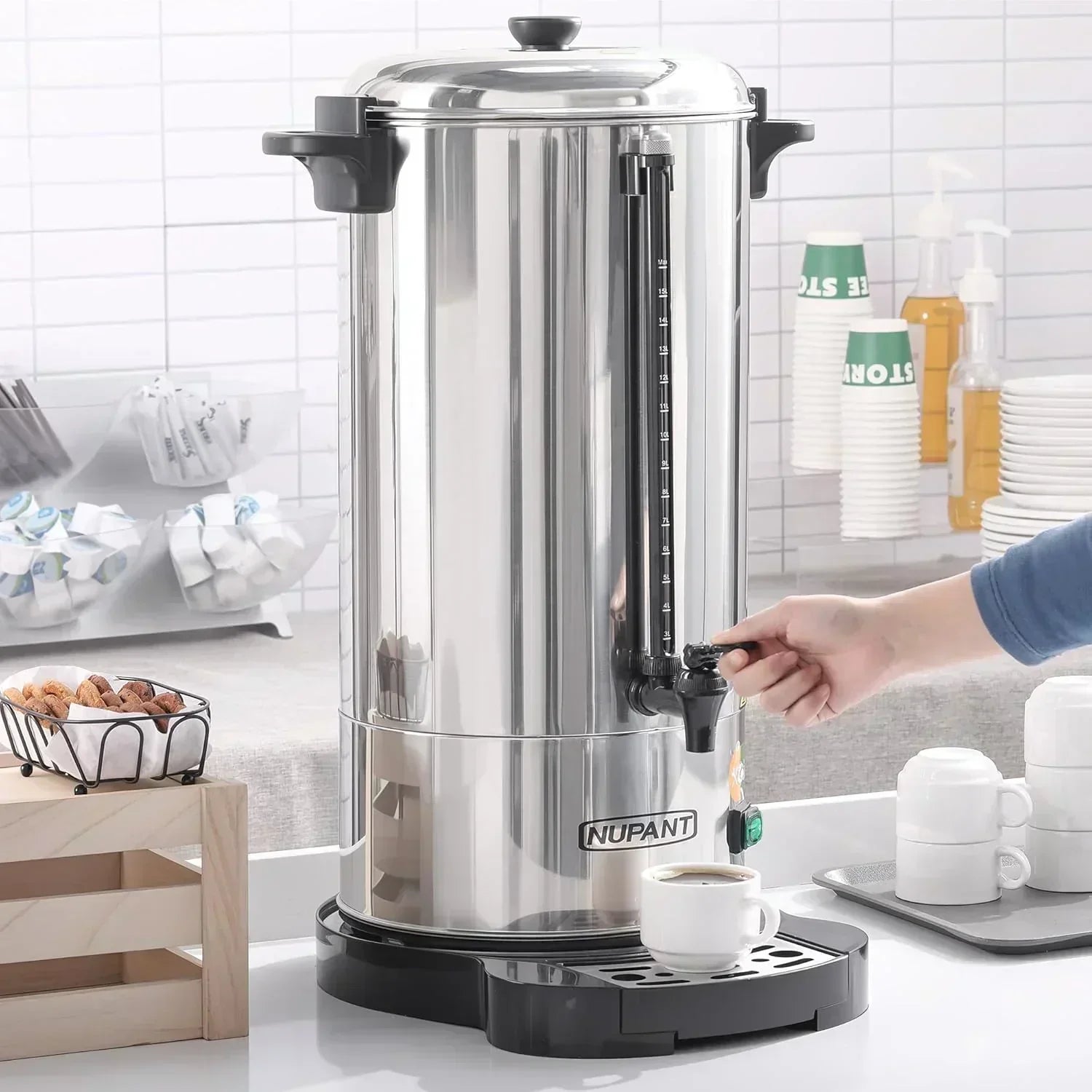 Commercial coffee maker 15 liters 304 stainless steel