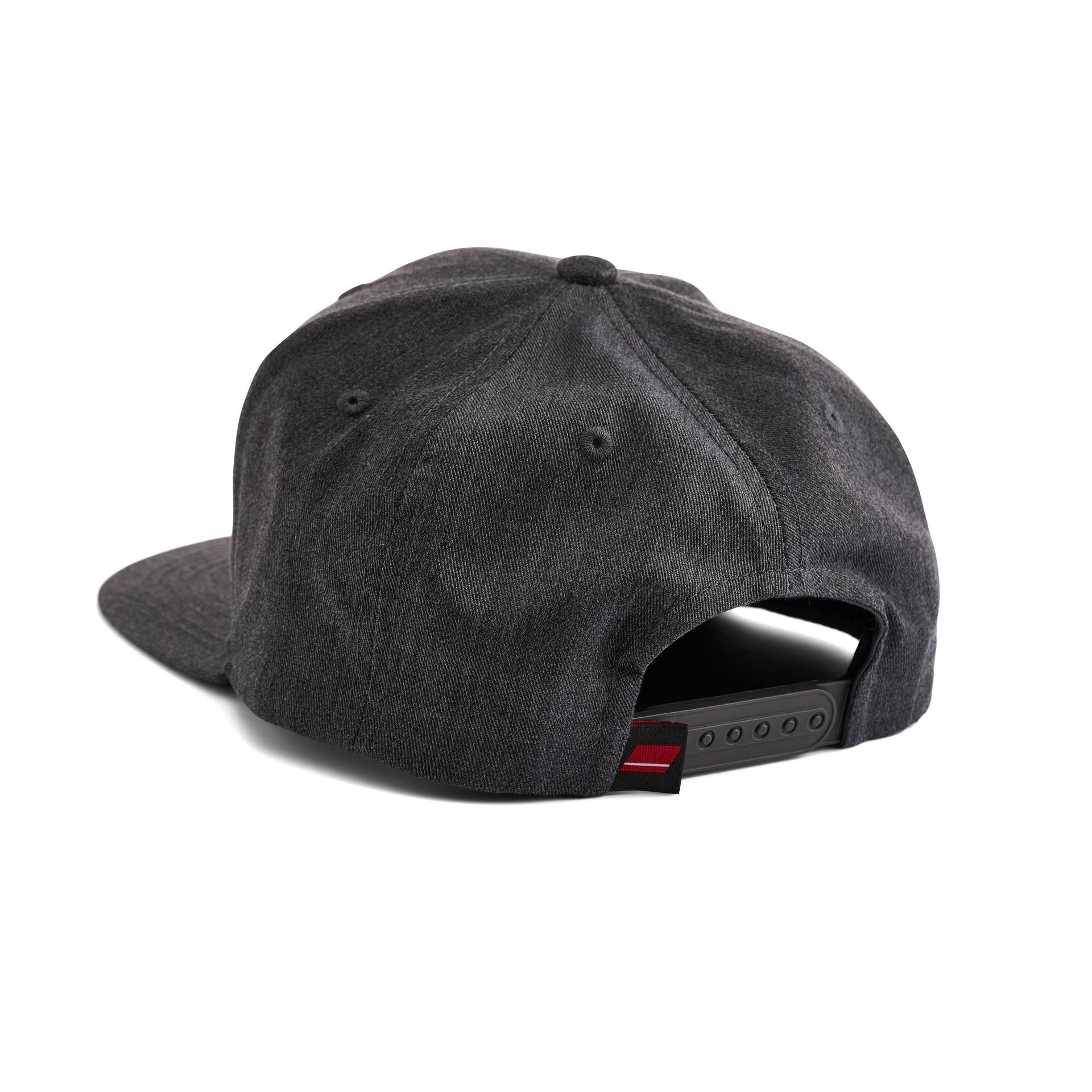 Heather Grey Flat Brim Hat