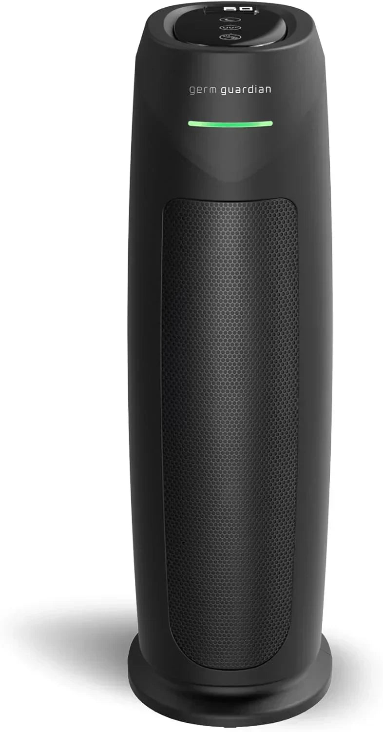 Home air purifier with HEPA pure filter